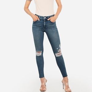 Express Mid Rise Ankle Leggings Jeans 2R